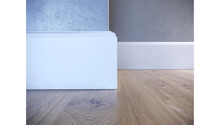 Listwa drewniana biała